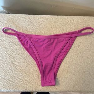 Dippin Daisy's Minimal String Cheeky Bikini Bottom Purple Pink Swimsuit S M